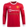Original Fußballtrikot Manchester United Heimtrikot 2021-22 Langarm Für Herren